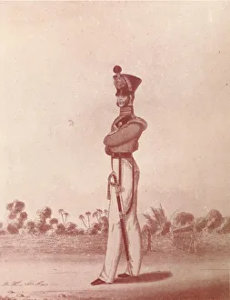 Light Infantry Prints: Officers of the Madras Army (Light Infantry), c1837-1843, (1909). Artist: William Hunsley