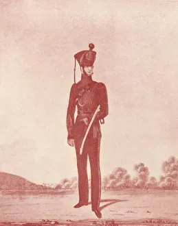 Officers of the Madras Army (Rifles), c1837-1843, (1909). Artist: William Hunsley