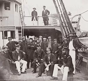 Mathew B Collection: Officers of Mendota, 1861-65. Creator: Unknown