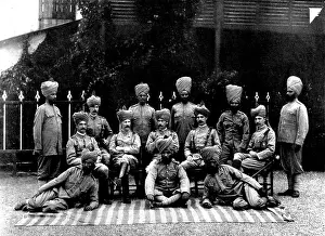 The Raj Prints: Officers of the regiment recently raised in India for service in Uganda