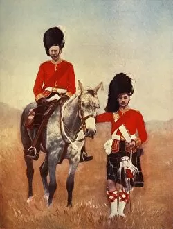 Bearskin Collection: Officers of the Seaforth Highlanders, 1901. Creator: Gregory & Co