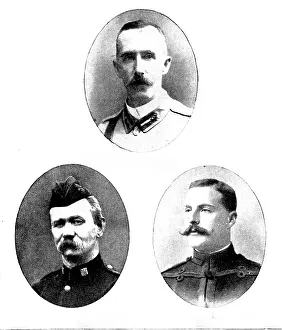 Cumming Prints: Officers for the Soudan Advance, 1898. Creator: JT Cumming
