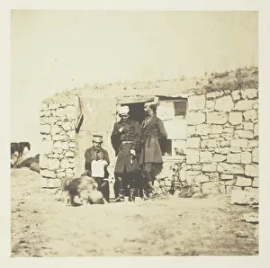 Crimea Ukraine Gallery: Officers on the Staff of Lieutenant General Sir Richard England, 1855