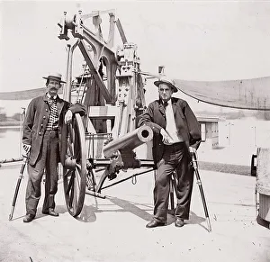 Officers of U. S. S. Hunchback, 1861-65. Creator: Unknown