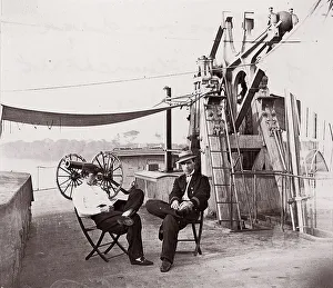 Officers of U. S. S. Hunchback, 1861-65. Creator: Unknown