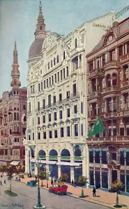 Alured Gray Prints: Offices of the Jornal do Commercio, Avenida Rio Branco, 1914