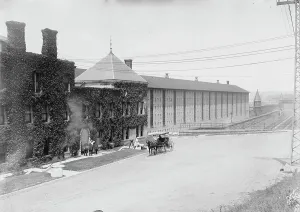 Sing Sing Prints: Offices & prison, Ossining, N.Y. 1910s. Creator: Bain News Service