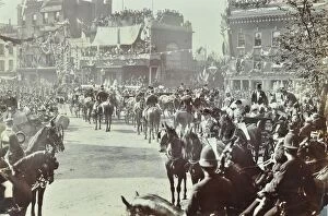 Alexandra Of Denmark Collection: Official opening of the Blackwall Tunnel, Poplar, London, 1897