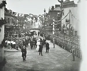 Bermondsey Prints: Official Opening of the Rotherhithe Tunnel, Bermondsey, London, 1908