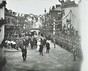 Bunting Gallery: Official Opening of the Rotherhithe Tunnel, Bermondsey, London, 1908