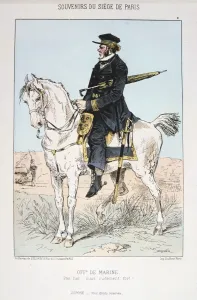 Defender Prints: Officier de Marine, Siege of Paris, 1870-1871