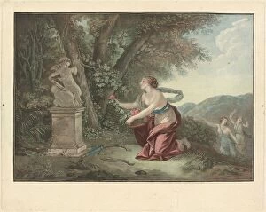 Color Wash Manner And Etching Gallery: Offrande àl amour. Creator: Jean Francois Janinet