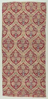 Bursa Gallery: Ogival lattice with horizontal design, 1600-1650. Creator: Unknown