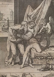 Prostitution Gallery: Ogni cosa vince l oro, ca. 1590-95. Creator: Agostino Carracci