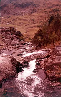 Valley Prints: Ogwen Falls, Caernarvon, Wales, c1955. Creator: Arthur Charles Kirby Ware