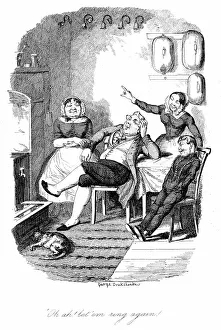 Oh ah! let em ring again!, 1847. Artist: George Cruikshank Oh ah! let em ring again!, 1847. Artist: George Cruikshank