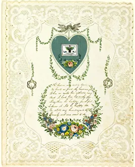 Lower Case Collection: Oh, Had We Only Met in Time (valentine), c. 1850. Creator: George Meek