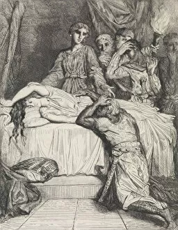 Tragedy Collection: Oh! Oh! Oh!: plate 14 from Othello (Act 5, Scene 2), etched 1844, r