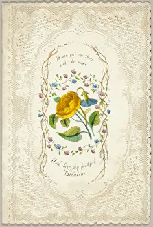 George Meek Prints: Oh Say Fair One Thou Will be Mine (valentine), c. 1840. Creator: George Meek