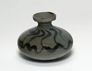 Goryeo Prints: Oil Bottle with Scrollwork, Korea, Goryeo dynasty (918-1392), mid-12th century