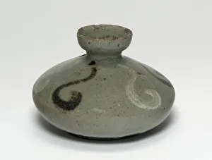 Spiral Prints: Oil Bottle with Swirl Design, Korea, Goryeo dynasty (918-1392), mid-12th century