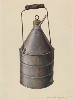 Leslie Macklem Prints: Oil Can, c. 1939. Creator: Leslie Macklem