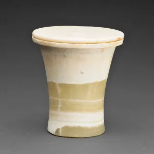 Makeup Gallery: Oil Jar with Lid, Egypt, Middle Kingdom, Dynasty 12 (about 1976-1794 BCE)