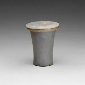 Makeup Gallery: Ointment Jar with Lid, Egypt, Middle Kingdom, Dynasty 12 (about 1976-1794 BCE)