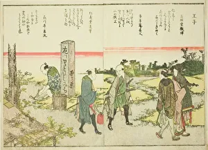 Double Page Prints: Oji, from vol. 1 of the illustrated book Fine Views of the Eastern Capital at a Glance