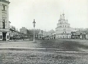 Images Dated 30th March 2010: Okhotny Ryad (Hunting Row), Moscow, Russia 1880s