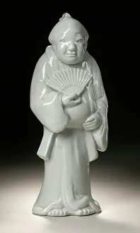 Okimono in the Form of a Standing Townsman, Late 19th century. Creator: Unknown