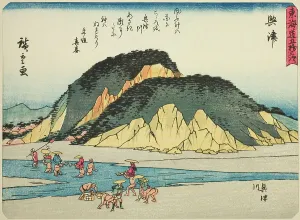 Shukuba Prints: Okitsu: The Okitsu River (Okitsu)