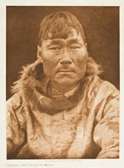 Photogravure On Tissue Prints: Oksiwik, Cape Prince of Wales, 1928. Creator: Edward Sheriff Curtis