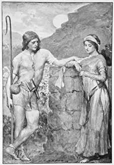 Icelandic Prints: Olaf and Sigrid, 1910. Artist: John Henry Frederick Bacon