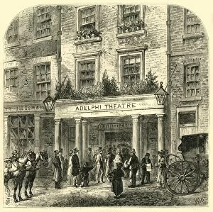 The Strand Gallery: The Old Adelphi Theatre, (1881). Creator: Unknown