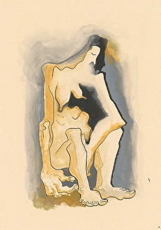 Exhausted Prints: Old age, 1936-1937. Creator: Mikulas Galanda
