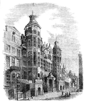 Danzig Prints: The Old Arsenal in Dantzic, 1857. Creator: Unknown