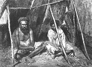 Tribesman Prints: Old Australian and his Gin.'; Incidents of Bush Life in Queensland