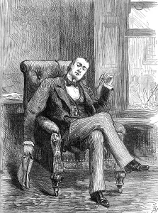 Bachelor Prints: The Old Bachelor, 1880. Creator: Unknown