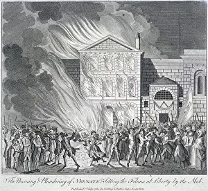 Newgate Gaol Prints: Old Bailey, Newgate Prison, London, 1780