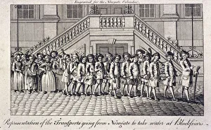 Convict Collection: Old Bailey, Newgate Prison, London, c1760