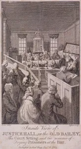 Old Bailey Prints: Old Bailey, Sessions House, London, 1794. Artist: Jefferies