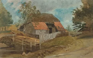 Old Barn, ca. 1855. Creator: Lionel Constable