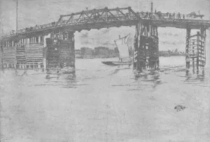 Old Battersea Bridge, 1879, (1904). Artist: James Abbott McNeill Whistler