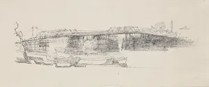Old Battersea Bridge, No. 2, 1878-1879. Creator: James Abbott McNeill Whistler Old Battersea Bridge, No. 2, 1878-1879. Creator: James Abbott McNeill Whistler