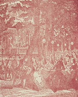 Al Fresco Prints: Old Bazaar at Vauxhall Gardens, 1888. Creator: Unknown