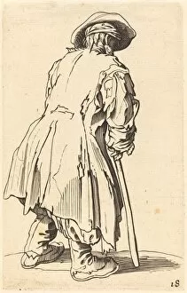 Callot Jacques Collection: Old Beggar with One Crutch. Creator: Unknown
