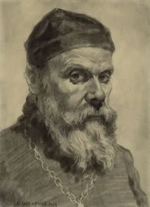 Old Believer Priest from Krasnoyarsk, 1904. Creator: Boris Vasilievich Smirnov