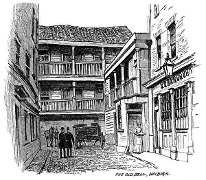 The Old Bell coaching inn, Holborn, London, 1887