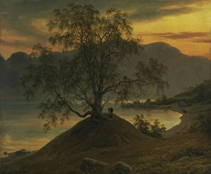 Old Birch Tree at the Sognefjord, 1839. Creator: Thomas Fearnley